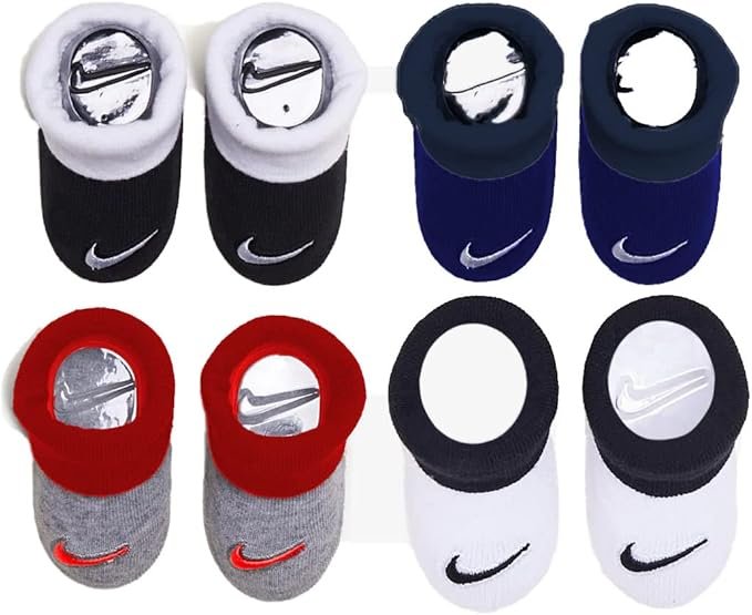 Nike Infant Booties 4 Pack (0-6 Months